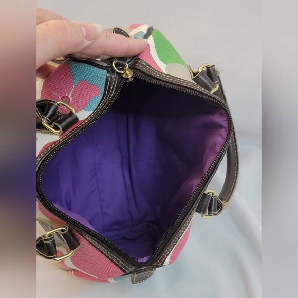 Victoria Secret Floral Canvas Handbag - Picture 7 of 8